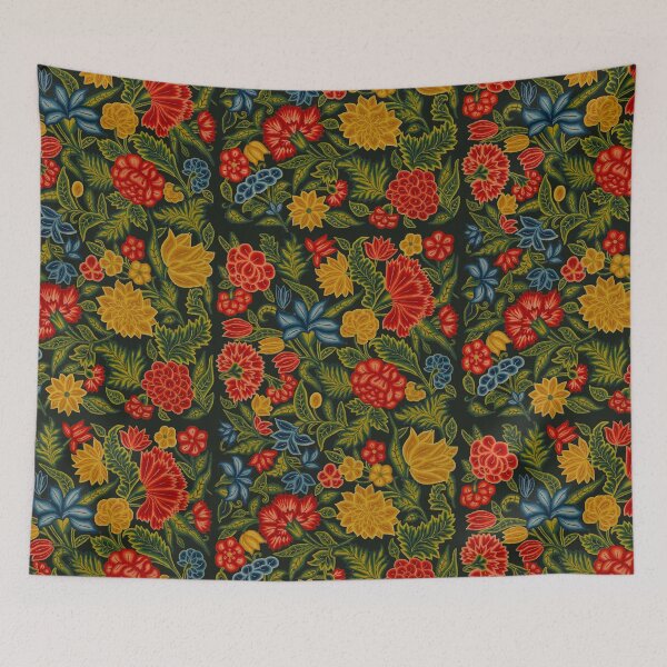 Item preview, Hand Embroidered Floral designed and sold by ACapbuckle.