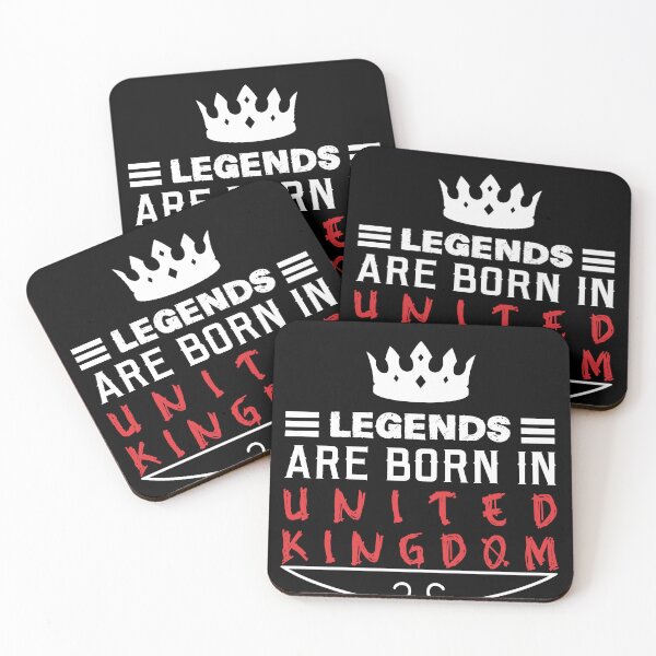 Item preview, Legends are born in United Kingdom designed and sold by BYNDART.