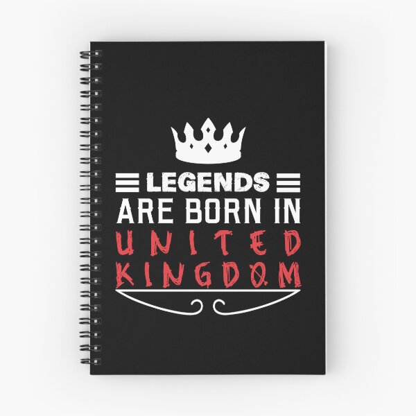 Item preview, Legends are born in United Kingdom designed and sold by BYNDART.