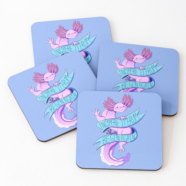 Item preview, Latin Axolotl, Begin Again designed and sold by skybluekitty.