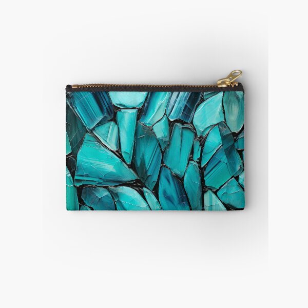 Item preview, Abstract Art Blue Turquoise Stone Design Nature Print  designed and sold by fluffstuffgifts.