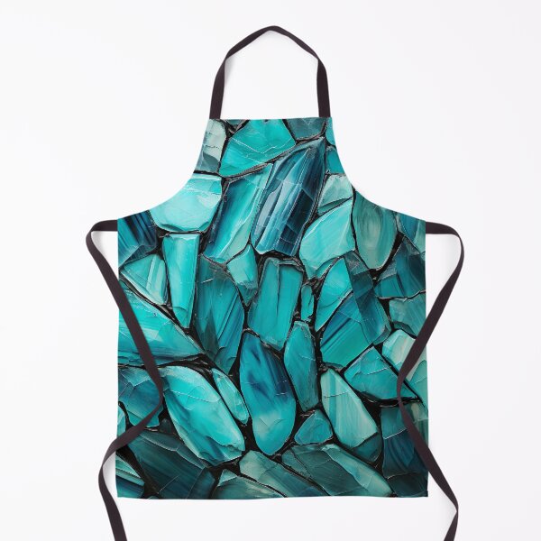 Artikelvorschau, Abstrakter Kunst-Blau-Türkis-Stein-Design-Naturdruck entworfen und verkauft von fluffstuffgifts.