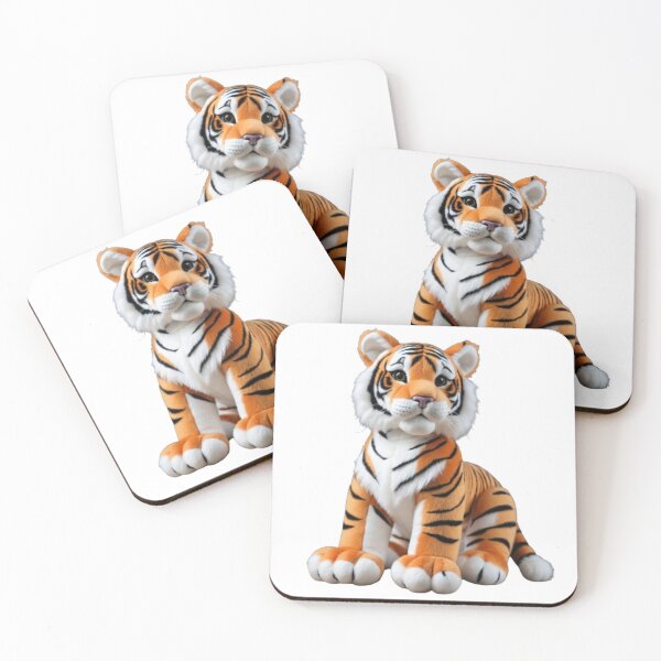 Item preview, Stuffed tiger designed and sold by Lumen-art.