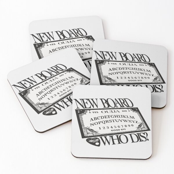 Item preview, “New Board Who Dis?” Ouija Board designed and sold by Kimiwarui.