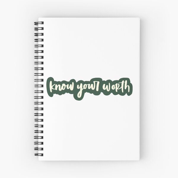 Item preview, know your worth green designed and sold by irissletters.