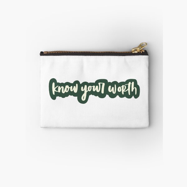 Item preview, know your worth green designed and sold by irissletters.