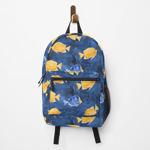 Item preview, Vibrant Ocean Life Pattern: Yellow and Blue Tropical Fish Illustration designed and sold by David Balzen.