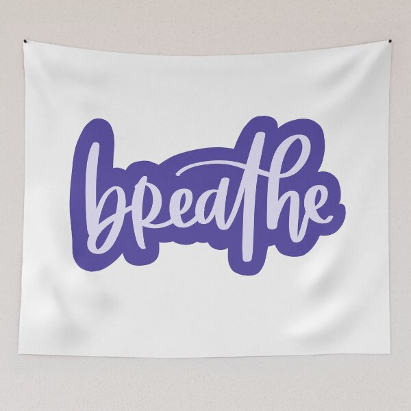 Item preview, breathe purple designed and sold by irissletters.