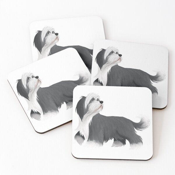 Item preview, Bearded collie designed and sold by stinkybrowndogs.