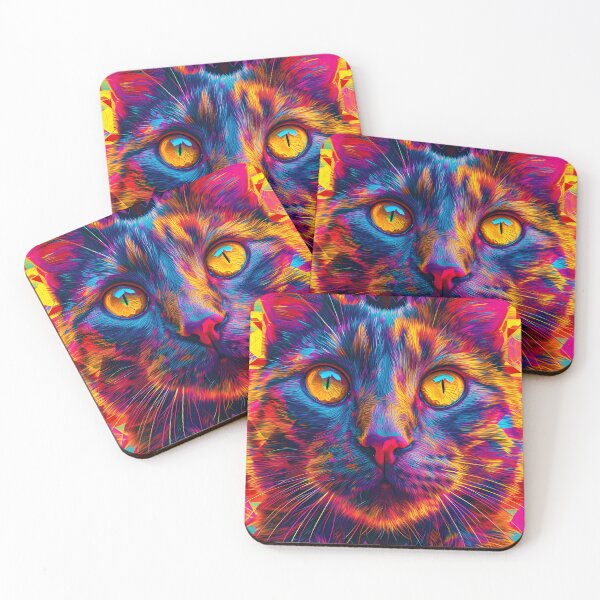 Item preview, Kaleidoscopic Feline Vision designed and sold by Skolyak.