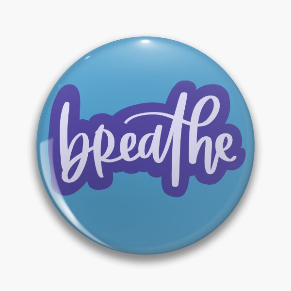 Item preview, breathe purple with blue designed and sold by irissletters.