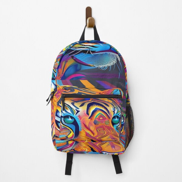 Item preview, Tiger Huichol Art designed and sold by Atelier-Arcano.