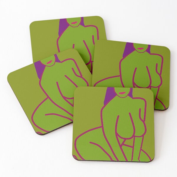 Item preview, Erotic art, female nude line drawing  designed and sold by pulchritude560.