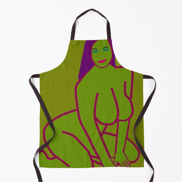 Item preview, Erotic art, female nude line drawing designed and sold by pulchritude560.