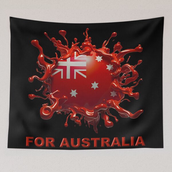 Item preview, RED ENSIGN SPLASH - FOR AUSTRALIA! designed and sold by Takin-Thepiss.