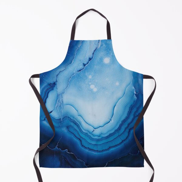 Artikelvorschau, Abstrakte Kunst Blauer Achat Stein Design Naturdruck entworfen und verkauft von fluffstuffgifts.
