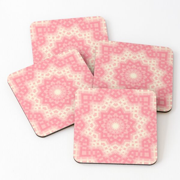 Item preview,  coral peach pattern of woven ribbons deco designed and sold by fuzzyfox.