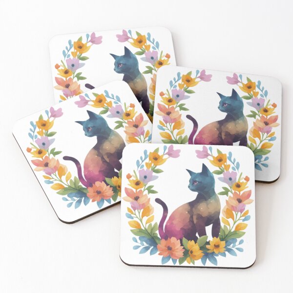 Item preview, Beautiful Flower Cat In The Garden designed and sold by PlanetMarker.