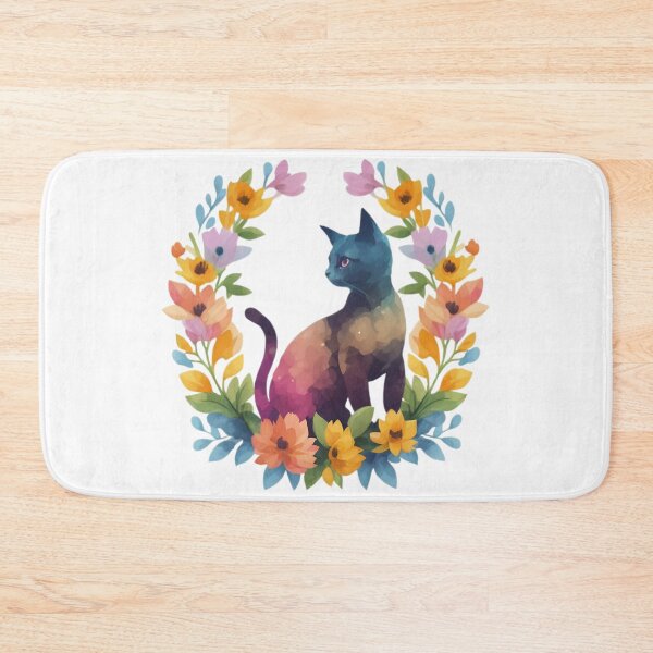Item preview, Beautiful Flower Cat In The Garden designed and sold by PlanetMarker.