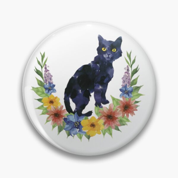 Artikelvorschau, Schöne Blumenkatze im Garten entworfen und verkauft von PlanetMarker.