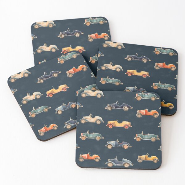 Item preview, Classic Vintage Pedal Cars: Retro Convertible Cars Pattern designed and sold by David Balzen.