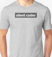 Silent Coder - Gray Unisex T-Shirt