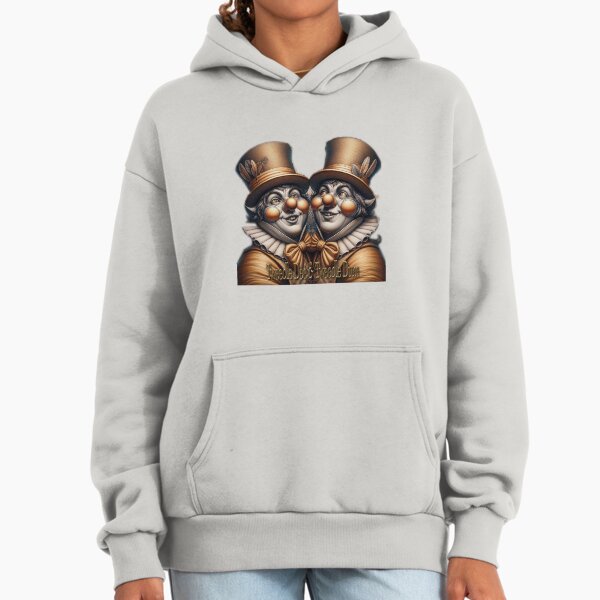 Tweedle Dee and Dum Premium Oversized Hoodie