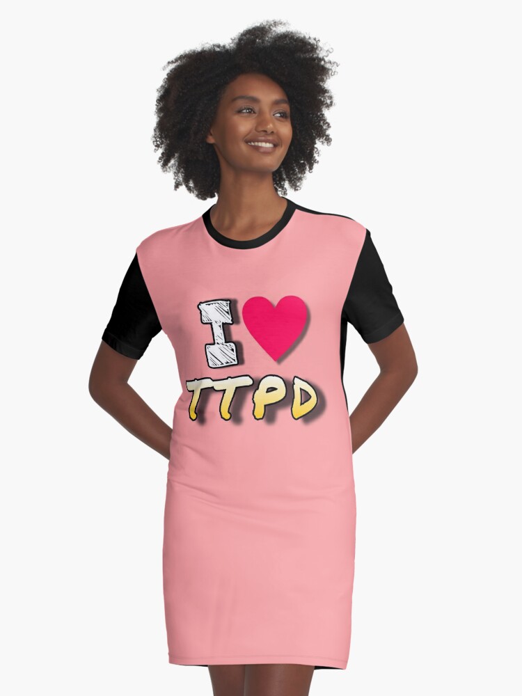 I love ttpd customized Graphic T Shirt Dress