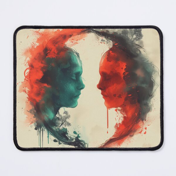 Item preview, Abstract Faces in Harmony designed and sold by Catloaf Art.