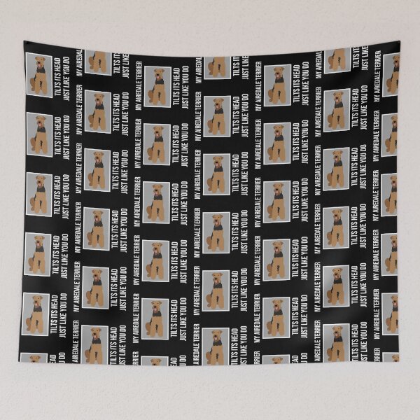 Item preview, Funny Airedale Terrier Quote designed and sold by TheAnimalZ00.