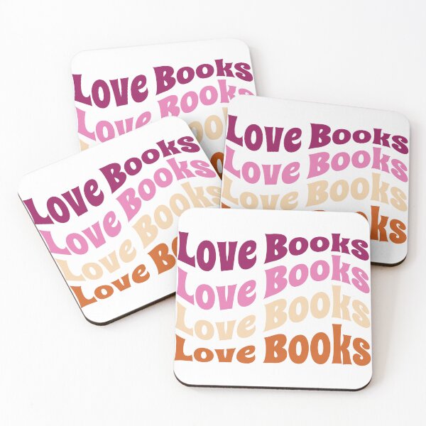 Item preview, Love Books Groovy Print designed and sold by Thehatinthecat.