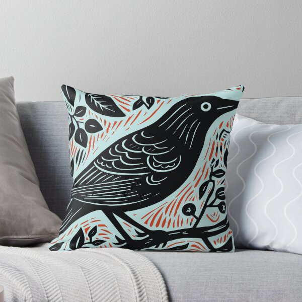 Aperçu de l'œuvre Copie de Lino Cut Bird créée et vendue par Texterns.