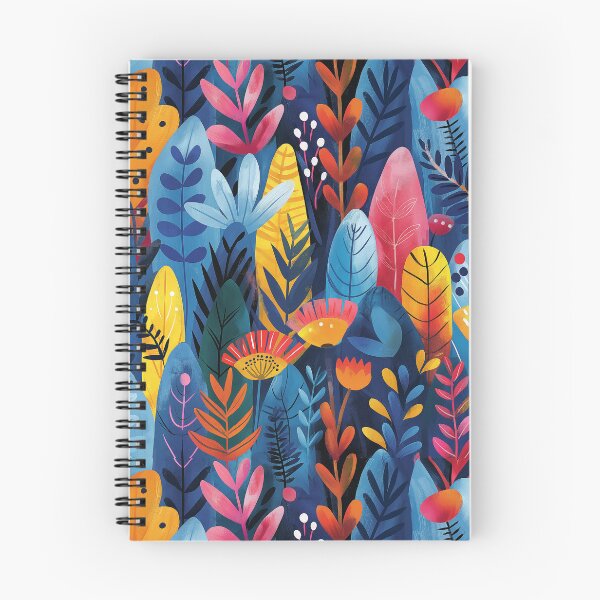 Item preview, Botanical and Fawn Plants Bliss Flowers Imaginary Pattern Illustration designed and sold by GregInJapanShop.