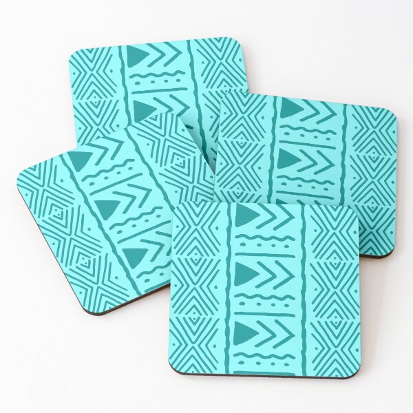 Item preview, Light Blue African Bogolan Creative Design designed and sold by funkyvibes.