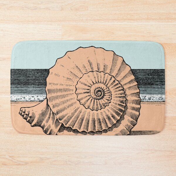Item preview, Conch Sea Shell on Shore - Infninate Spiral - Fibonacci Curve designed and sold by Loving Nature Gifts.