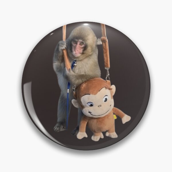 Item preview, mono sosteniendo una bolsa de mono designed and sold by monkey zone.