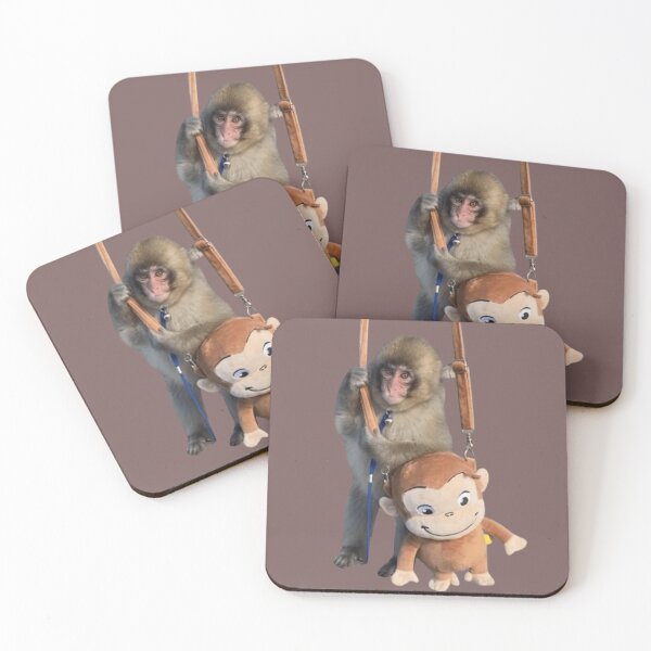Item preview, monkey holding a monkey bag  designed and sold by monkey zone.
