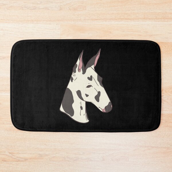 Item preview, Black and White Spotted Mule Potrait designed and sold by NotSarry.