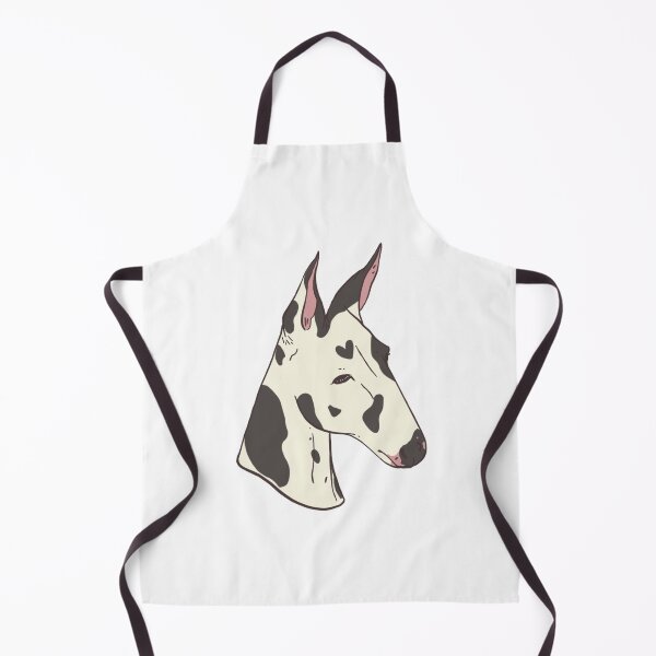 Item preview, Black and White Spotted Mule Potrait designed and sold by NotSarry.