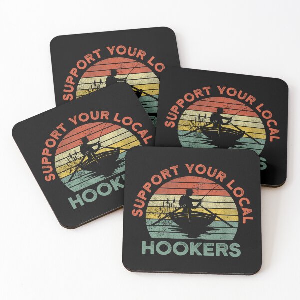 Item preview, Support Your Local Hookers Retro Vintage designed and sold by YerrouDesing.