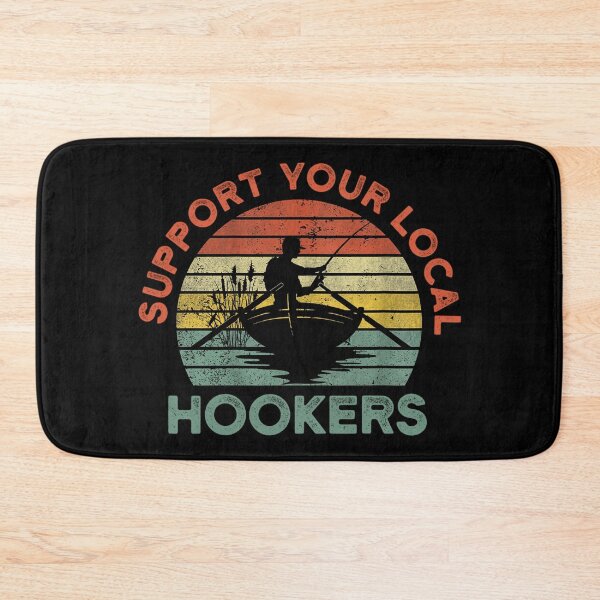 Item preview, Support Your Local Hookers Retro Vintage designed and sold by YerrouDesing.
