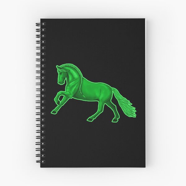 Item preview, Cantering Lime Green Horse designed and sold by DappledMoon.
