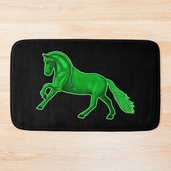 Item preview, Cantering Lime Green Horse designed and sold by DappledMoon.