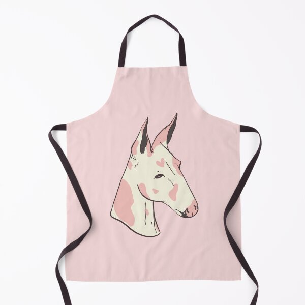Item preview, Pink and White Spotted Mule Potrait designed and sold by NotSarry.