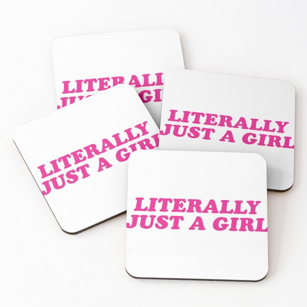 Item preview, literally just a girl designed and sold by wordswithfonts.