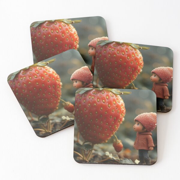 Item preview, The Boy and the Strawberry designed and sold by Sacrini.