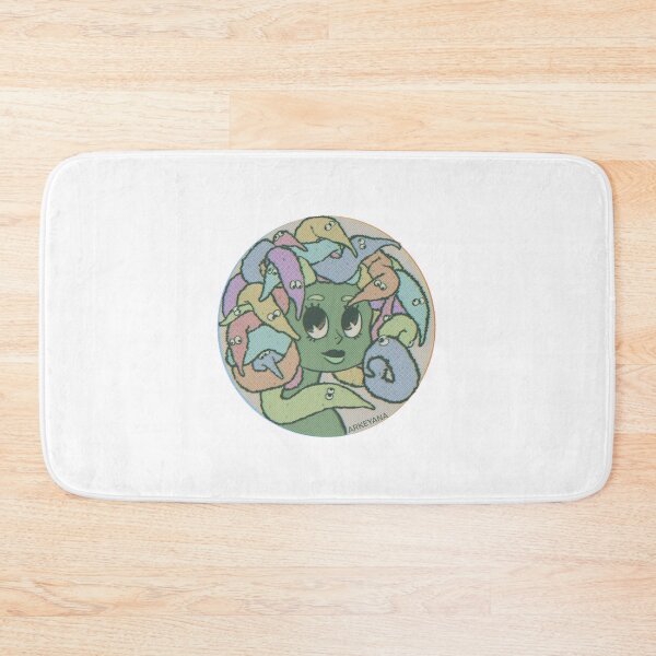 Item preview, Vintage Style Modern Medusa with Silly Magic Worm Hair designed and sold by Arkeyana.