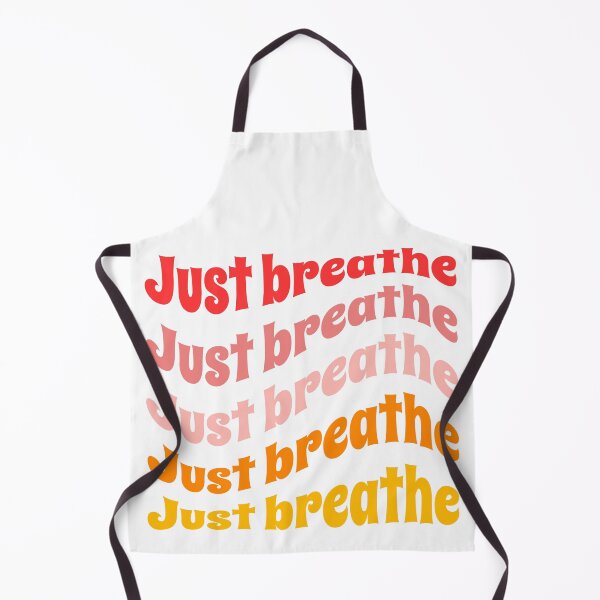 Item preview, Just Breathe Groovy Print designed and sold by Thehatinthecat.