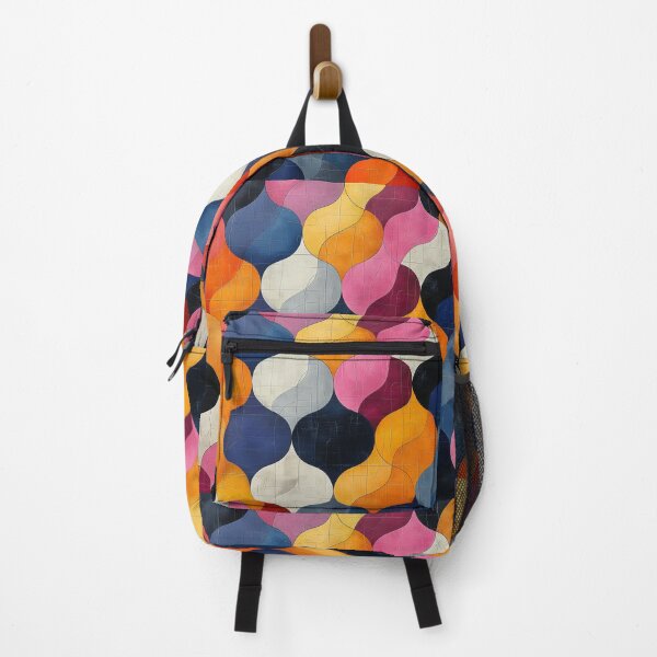 Item preview, Aesthetic Minimalist Combinations in the style of rounded and curvilinear shapes with acrylic painted touch designed and sold by GregInJapanShop.