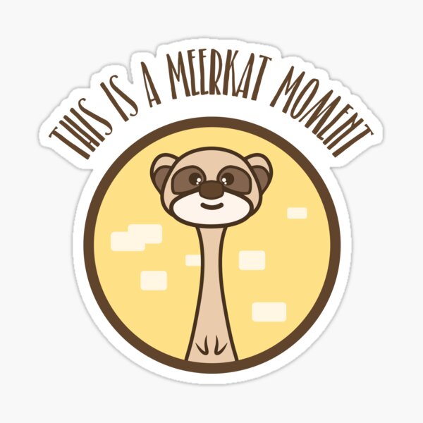 Item preview, This Is A Meerkat Moment Shirt Cute Meerkat Lover Shirt designed and sold by catcatcatlife.